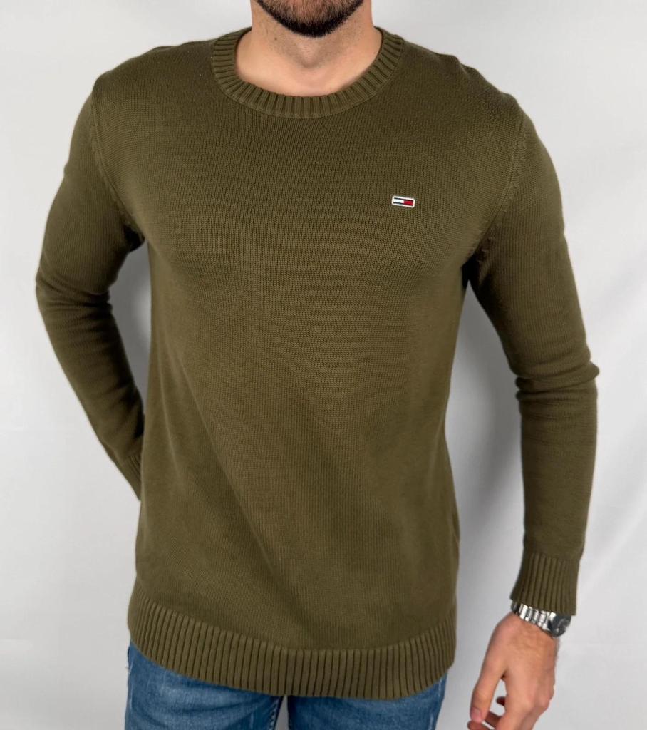 Pull Tommy Jeans Kaki - L