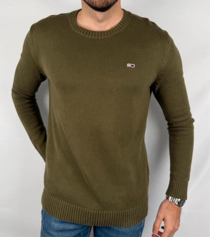 Pull Tommy Jeans Kaki - L