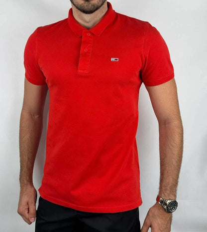 Polo Tommy Jeans Rouge - M