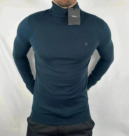 Pull Kaporal à Col Roulé Marine - S