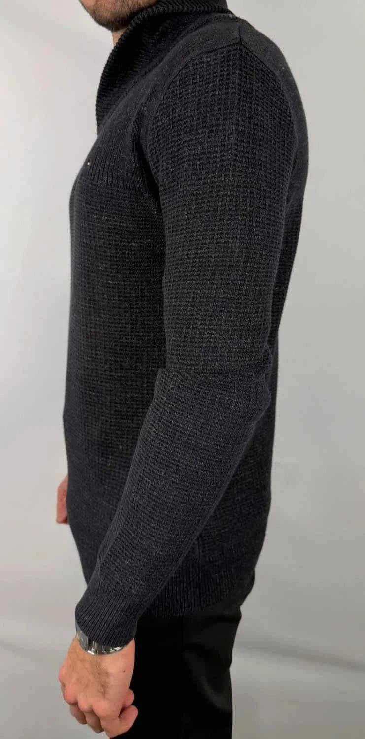Maglione Tommy Hilfiger Grigio / Nero - L