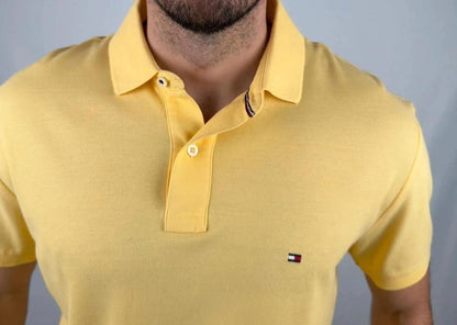 Polo Tommy Hilfiger Jaune - L