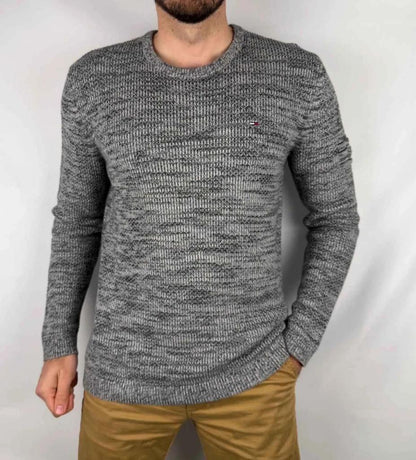 Pull Tommy Jeans Gris Oversize - L