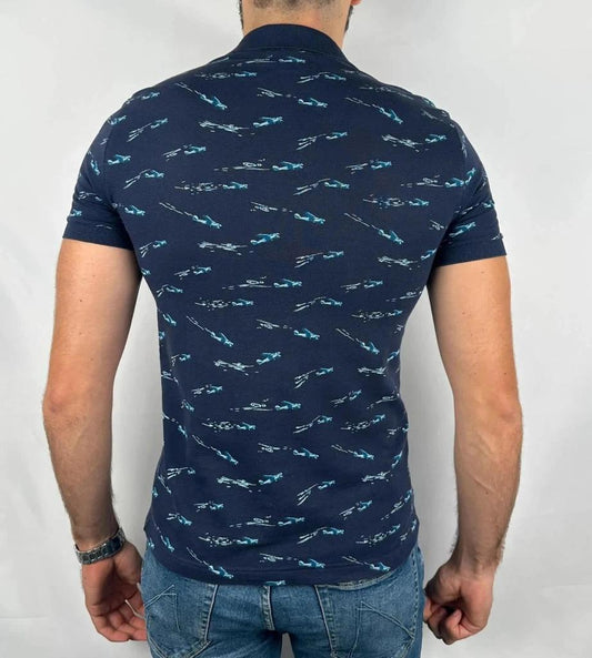 Polo Lacoste à Motifs - S