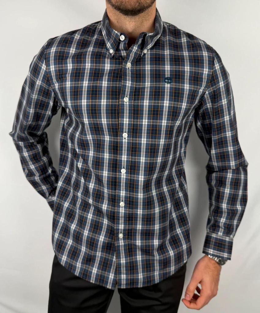 💎 Chemise à Carreaux Timberland taille M - Coton et Élasthanne 💎