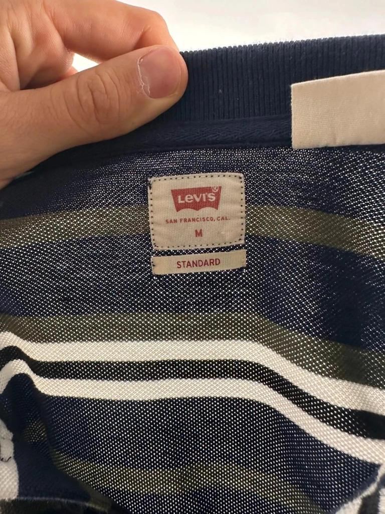 Polo Levi’s Blu Marino a Righe - M