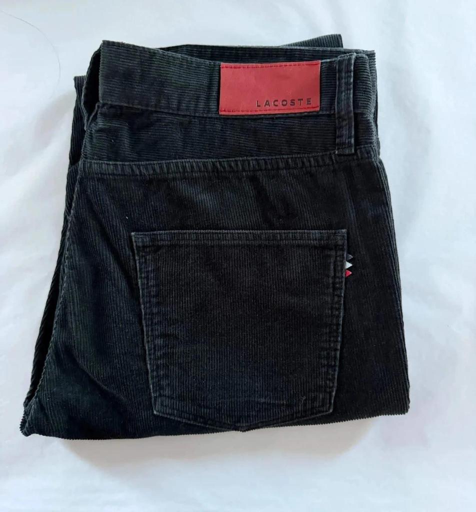 Jeans Velluto Lacoste Nero W32 L32