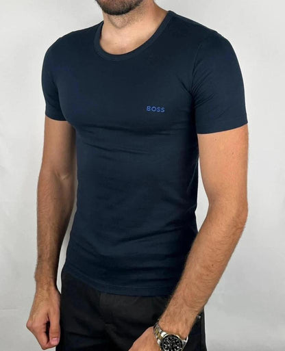 Tee Shirt Hugo Boss Bleu Marine - XS