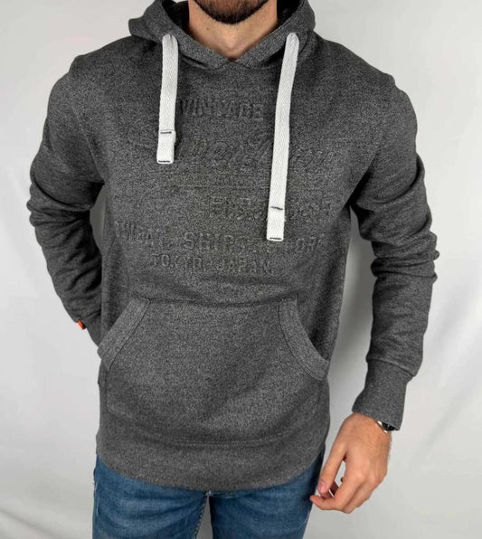 Sweat à Capuche Superdry Gris - L