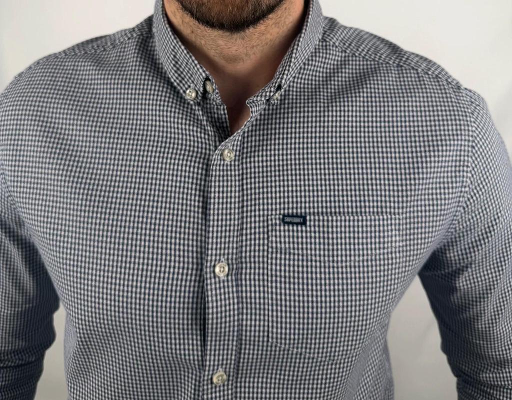 Chemise Superdry à Carreaux taille M - 100% Coton