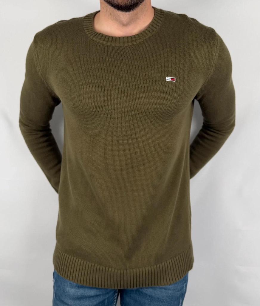 Pull Tommy Jeans Kaki - L