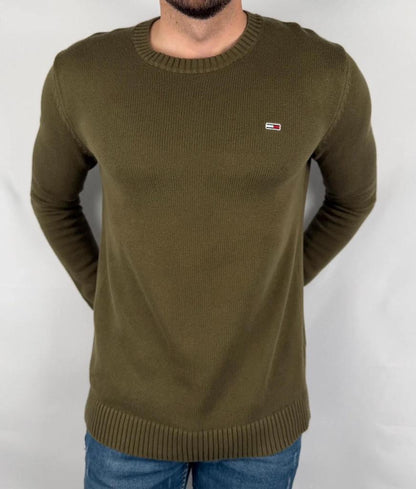 Pull Tommy Jeans Kaki - L