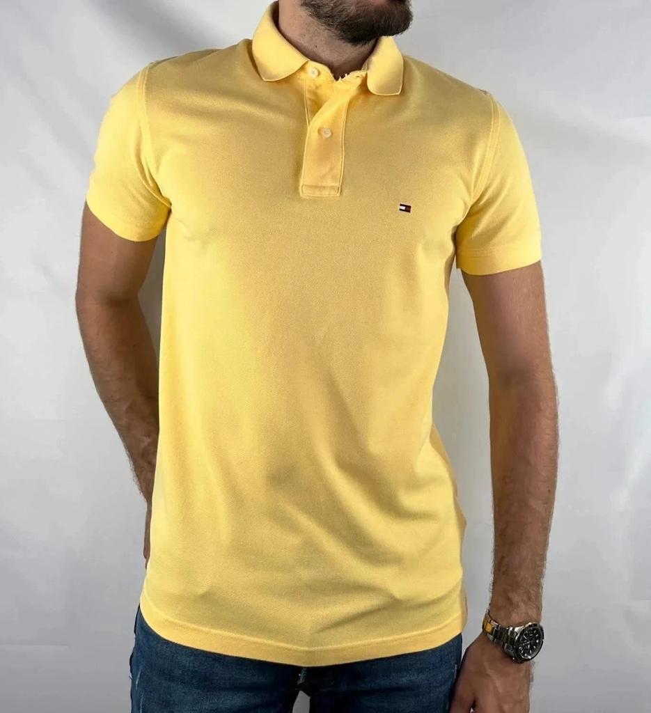 Polo Tommy Hilfiger Jaune - M