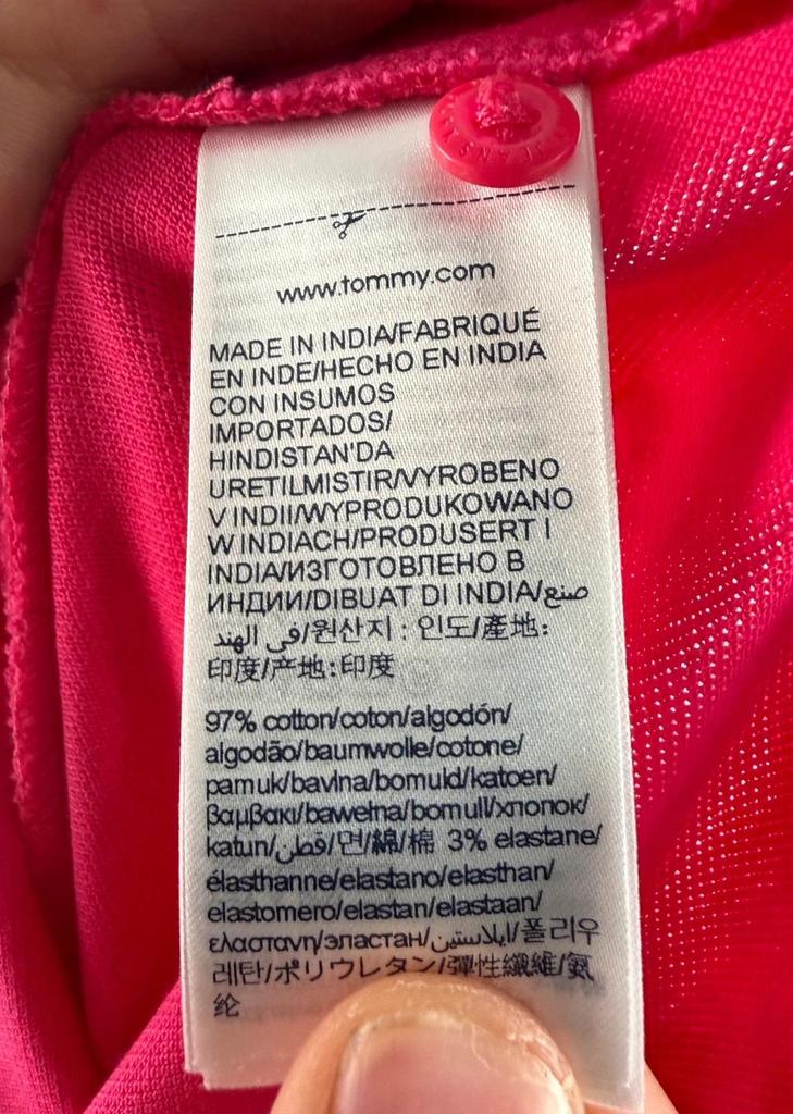 Polo Tommy Jeans Fuchsia - M