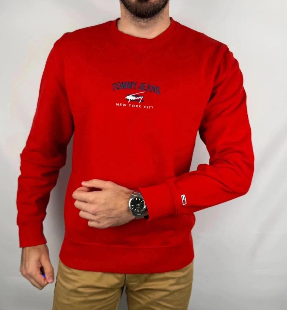 Pull Tommy Jeans Rouge - M