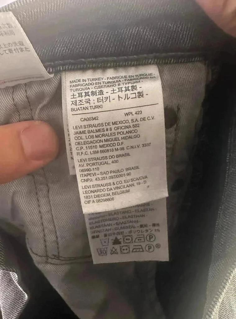 Jeans Levi's 519 Grigio W30 L34