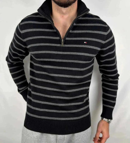 Maglione Tommy Hilfiger Nero e Grigio - S