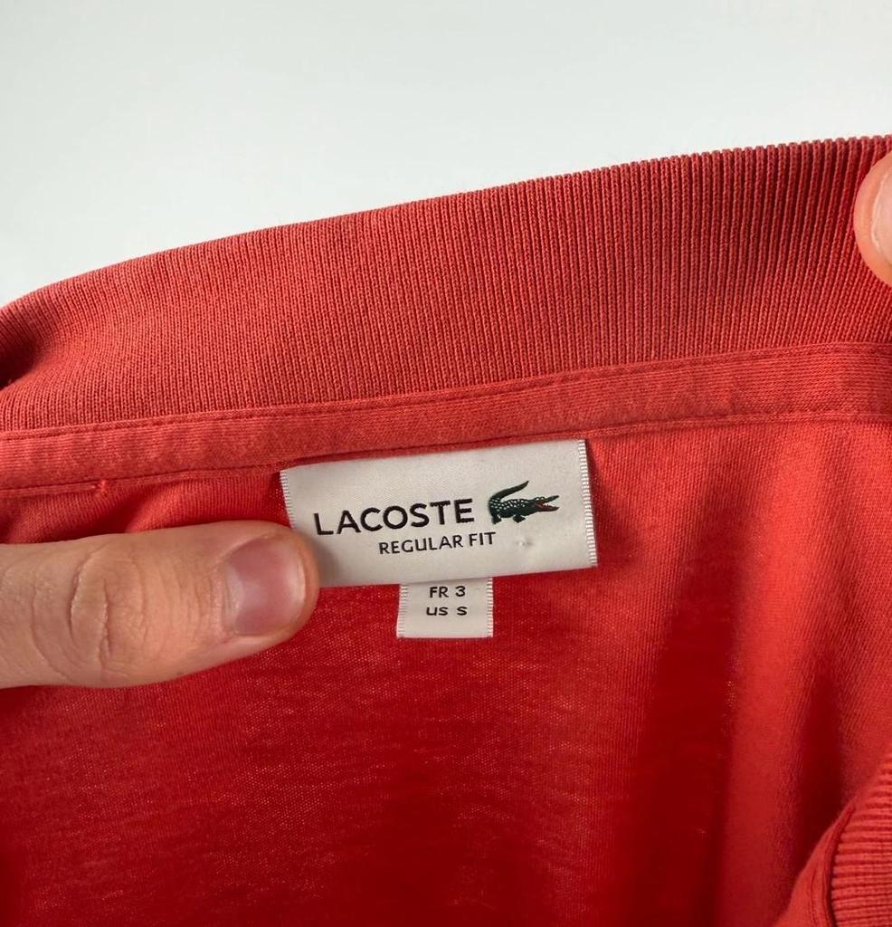 Polo Lacoste Rouge - Taille S