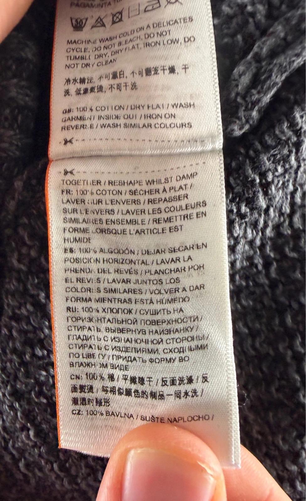 Pull Superdry Zip Gris / Noir - S