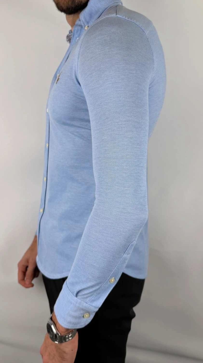 Chemise Ralph Lauren Oxford Bleue - S (37)
