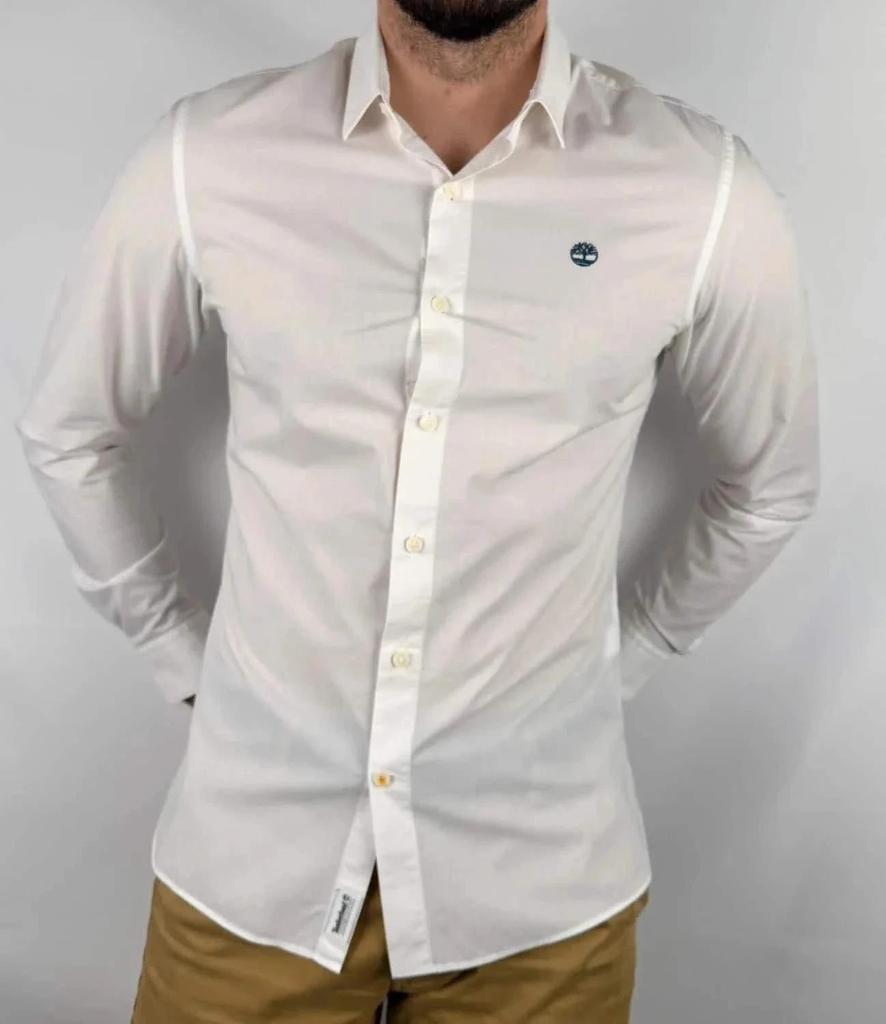 💎 Chemise Timberland Blanche taille S - 100% Coton 💎