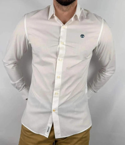 💎 Chemise Timberland Blanche taille S - 100% Coton 💎