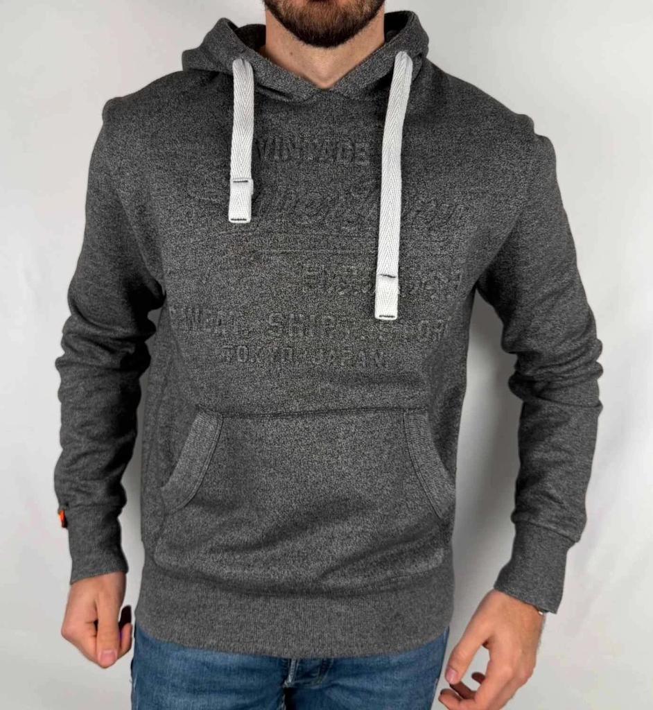 Sweat à Capuche Superdry Gris - L