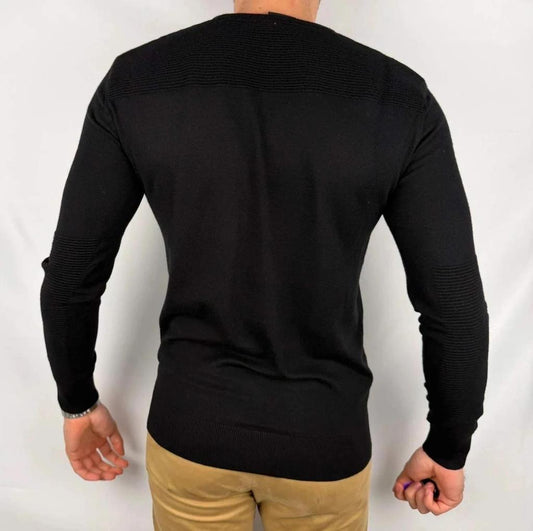 Maglione Kaporal Nero Scollo a V Nuovo - M