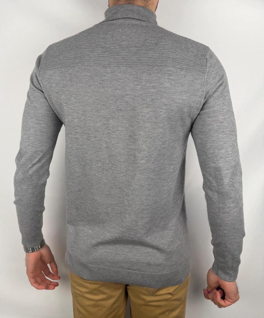 Pull Kaporal Gris à Col Roulé taille L