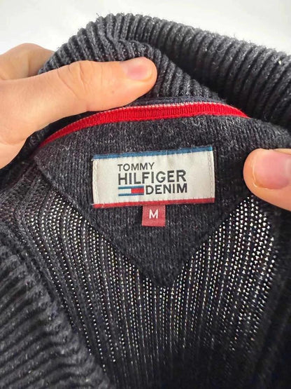 Maglione Tommy Hilfiger Grigio / Nero - L