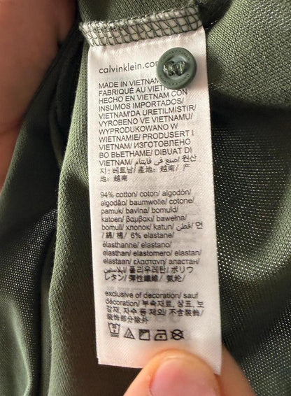 Polo Calvin Klein Kaki - M