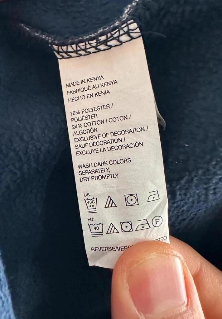 Felpa Izod Blu Marino e Grigio - L