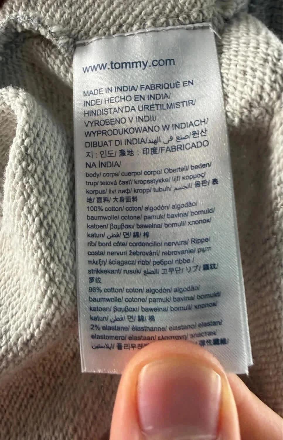 Pull Tommy Jeans Gris - L